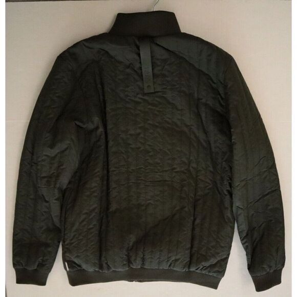 RAINS 18300 Unisex Sz Medium Evergreen Full Zip Liner High-Neck Jacket - Picture 3 of 10
